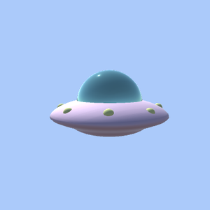 UFO 3Dモデル【 VRChat / cluster想定】