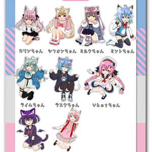 VketReal2024Winter アクリルキーホルダー全9種類 70mmサイズ