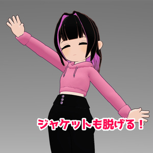 【オリジナル3Dモデル】りずねちゃん【もちどーる共通素体】 缩略图 3