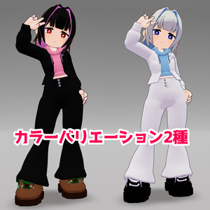 【オリジナル3Dモデル】りずねちゃん【もちどーる共通素体】 缩略图 2