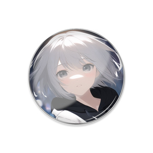 甘江みつ　ピンバッジ