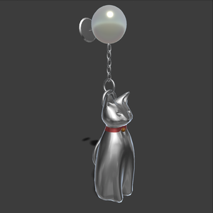 【MA対応】猫のイヤリング　EarringNeco