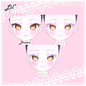 【Chocolat/ショコラ】Lil' Rabbit MakeUp&EyeTexture&ACC SET 缩略图 7