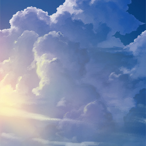 【加工・商用利用可！】「入道雲001」PSD