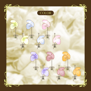 [16アバター対応] SweetPea Earrings & Hairpin 缩略图 3