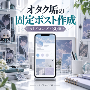 オタク垢の固定ポスト作成｜コピペで使えるAIプロンプト30選