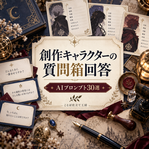 創作キャラクターの質問箱回答｜コピペで使えるAIプロンプト30選