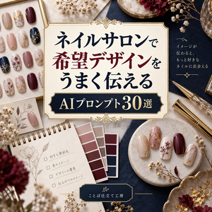 ネイルサロンで希望デザインをうまく伝える｜コピペで使えるAIプロンプト30選