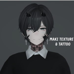 [ まき] Maki Edgy Texture & Tattoo