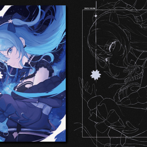 C105】星街すいせい B2タペストリー①【非公式】 - こはくとう - BOOTH