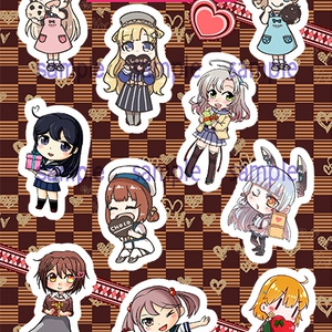 第２回創作女性提督オンリーオンライン開催記念「ヒトゴーマルマル、チョコ&クッキーの時間です！」バレンタインデー&ホワイトデーmodeなシール