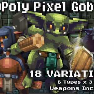 LowPolyPixelGoblin（旧:ローレゾモデル[Goblin）