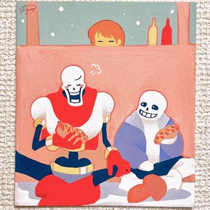 いっしょに骨休め 色紙