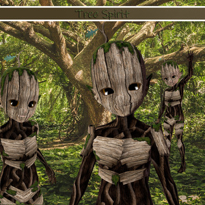 [Original VRCHAT VRM Vroid Model] - Tree Spirit
