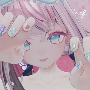 【無料版あり】ラクガキネイル【シンプルジェルネイル -Simple Gel Nail】