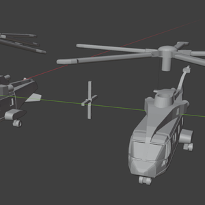 [STLデータ販売]　1/700　AW-101 Merlin HM2