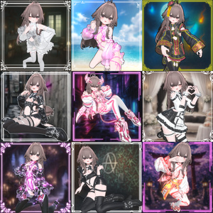 ❗️24H 70%OFF❗️輝夜ちゃん衣装セット（全9種衣装pack） 缩略图 4