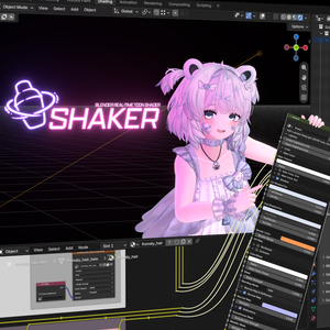 【無料】Shaker (Blender Toon Material)