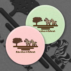 zebra-choco-in-savannah　缶ミラー