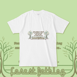 Forest Bathing　Tシャツ - 白