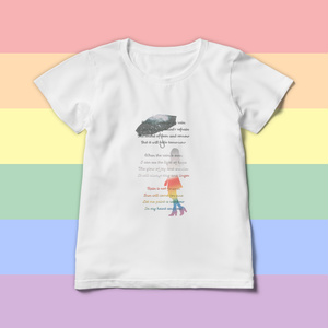 A Rainbow in My Heart　レディースTシャツ
