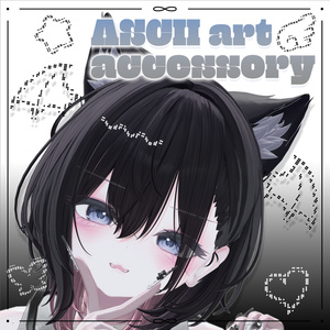 ASCII art accessory / アスキーアートヘアピン