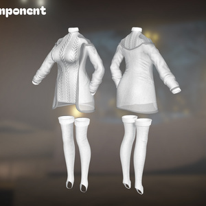 『Winter Sweater In House』 [For 22 Female Avatar] 缩略图 4