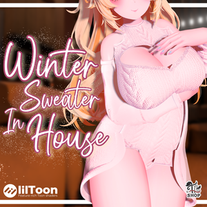 『Winter Sweater In House』 [For 22 Female Avatar]