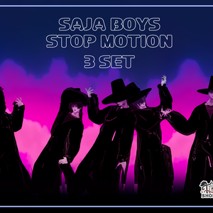 [無料/Free] Saja Boys Stop Motion 3 Set (Kpop Demon Hunters)