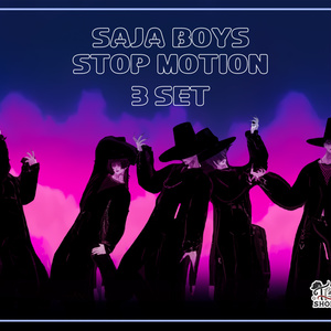 [無料/Free] Saja Boys Stop Motion 3 Set (Kpop Demon Hunters)