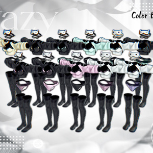 『No. 26-5 / Lazy Cloud』 For Female Avatar (12人) 缩略图 18