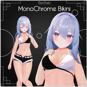 [Supports 5 Avatars] Monochrome Bikini