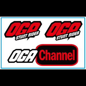 OGAチャンネルステッカー　レッド