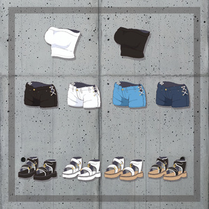 【凪夜瑠璃対応】youthfuldays gal costume【ヒョウ柄追加！】 缩略图 2