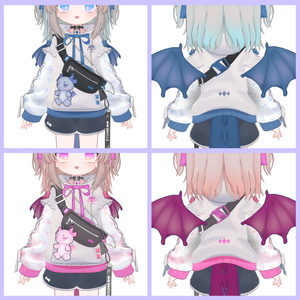 【リュミィ】キャンディ柄服テクスチャ【デフォルト衣装用テクスチャ】 缩略图 3