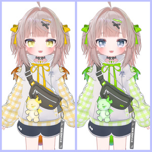 【リュミィ】かわいいチェック【デフォルト衣装用テクスチャ】 缩略图 4