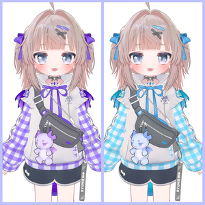 【リュミィ】かわいいチェック【デフォルト衣装用テクスチャ】 缩略图 5