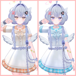 【カプリィナ】チェック柄セーラー【デフォルト衣装用テクスチャ】 缩略图 3