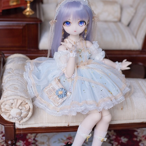【難アリ】DEARMINE Angela カスタムヘッド 本体 DD/DDH-01:カスタムヘッド/1/3 60cm BJD MJD 衣装 ドール用 A