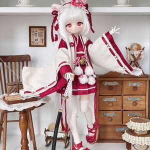 ドール家具　作家様 歳末セール！ 1/6スケール和風ドールハウス右側丸窓木目材料