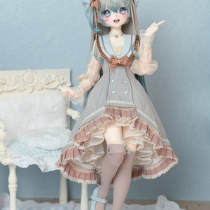 1/4ドールヘッド imomodoll MIKO カスタムヘッド セミホワイト肌＋
