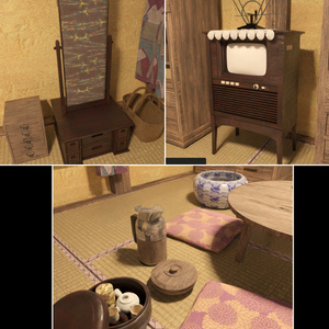 昭和のお茶の間(fbx) 缩略图 8