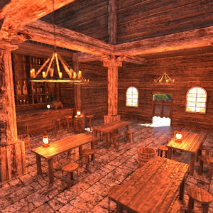 小さな酒場(FBX) 缩略图 4