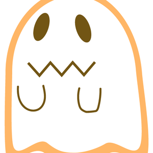 フリー素材　ハロウィン　おばけのクッキー