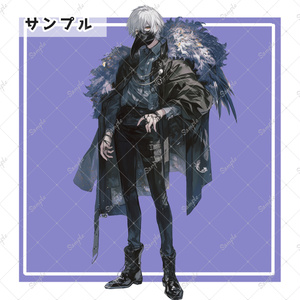 ファンタジー】紫スーツの道化紳士_立ち絵 - きゃら館 - BOOTH