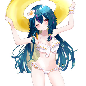 ポストカード水着ゆきぶやー