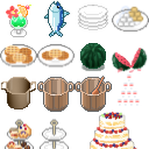 食べ物ドット絵素材