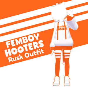Femboy Hooters Rusk Outfit Tex