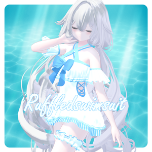 Ruffledswimsuit【ルルネ・キプフェル・シフォン】