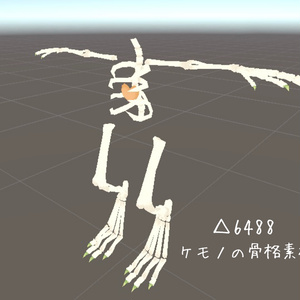 骨ボディ【3D素材】
